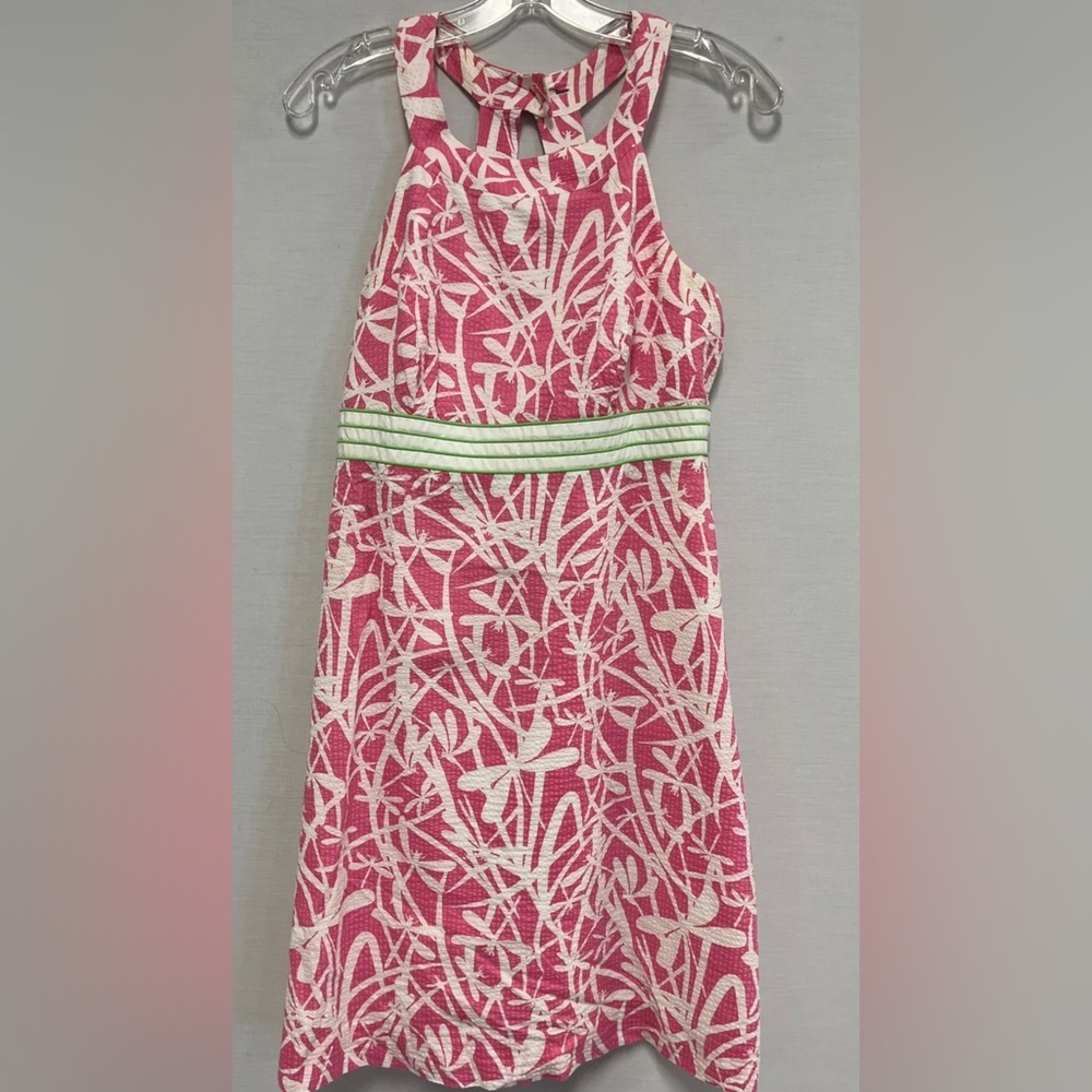 LILLY PULITZER Womens Tinsley Dress Pink Light My Fire Size 6